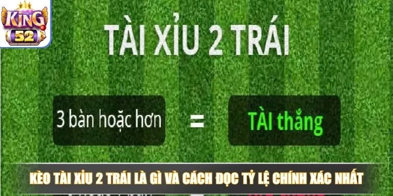 Kèo tài xỉu 2 trái nghĩa là gì trong cá độ bóng đá